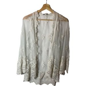 American Eagle Lace  Kimono Duster